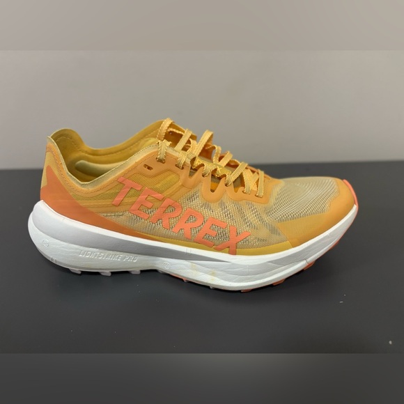 Adidas Women’s Terrex Agravic Speed Trail Running Shoes, Size 8.5,yellow &orange - Picture 11 of 14